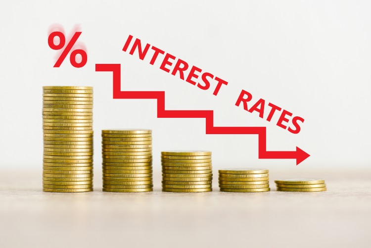 Il calo dei tassi d'interesse sul mutuo 