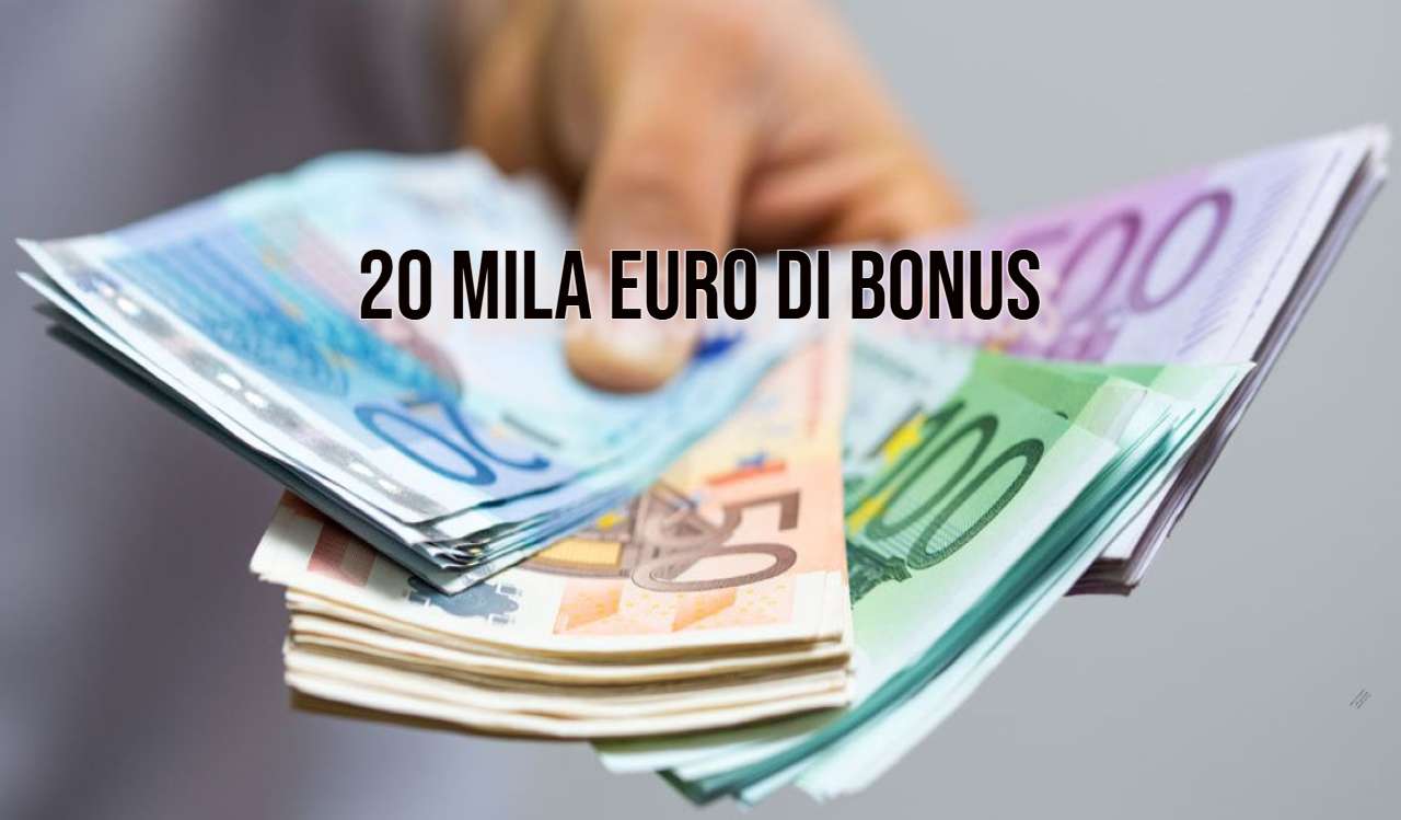 Bonus 20mila euro