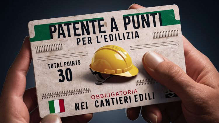 Patente a punti nei cantieri edilizi