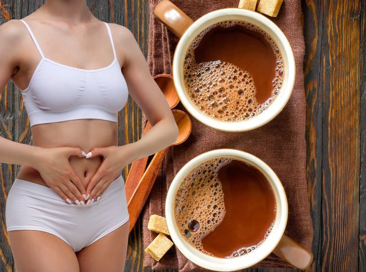 Benessere intestinale con bevanda al cacao amaro