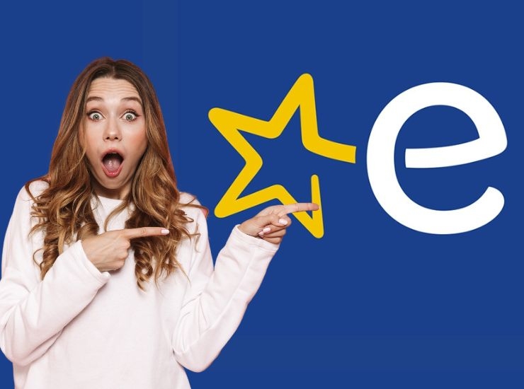 Ragazza sorpresa per le offerte Euronics