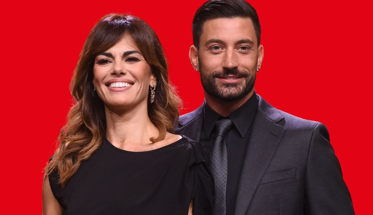 Bianca Guaccero felice insieme a Giovanni Pernice