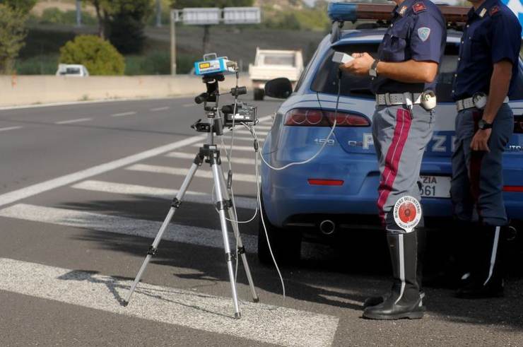 sanzioni per eccesso di velocità